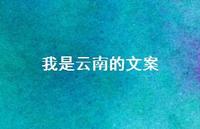 我是云南的文案【100句精选短句合集】