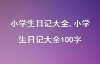 小学生日记大全100字【100句文案精选】 小学生日记大全100字【100句文案精选】
