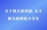 关于秋天的诗歌小学生【精品文案100句】