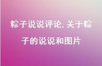 关于粽子的说说和图片【精选100句】