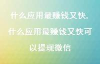 什么应用钱又快可以提现微信(100句)