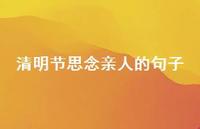 清明节思念亲人的句子56句汇总 清明节思念亲人的句子56句汇总
