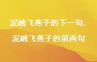 泥融飞燕子的前两句【100句文案精选】