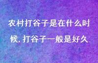 打谷子一般是好久(100句) 打谷子一般是好久(100句)