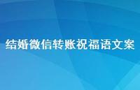 结婚微信转账祝福语文案合集52句精选