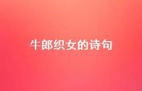 牛郎织女的诗句64句汇总