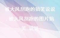 被大风刮跑的图片搞笑 说说【100句文案】