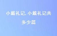 小戴礼记共多少篇【100句文案精选】