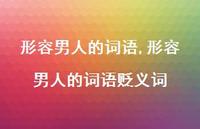形容男人的词语贬义词【精品文案100句】 形容男人的词语贬义词【精品文案100句】