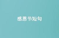 感恩节短句70句汇总 感恩节短句70句汇总
