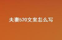 夫妻520文案怎么写【100句精选短句合集】