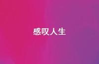感叹人生72句汇总 感叹人生72句汇总