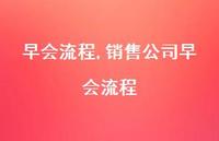 销售公司早会流程【100句文案精选】 销售公司早会流程【100句文案精选】