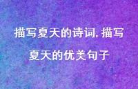 描写夏天的优美句子【精品文案100句】