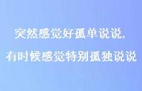 有时候感觉特别孤独说说【100句文案】 有时候感觉特别孤独说说【100句文案】