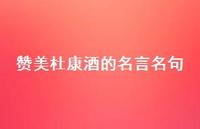 赞美杜康酒的名言名句(精选42句)