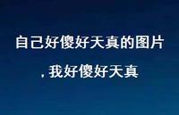 我好傻好天真【精选100句】 我好傻好天真【精选100句】