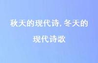 冬天的现代诗歌【100句文案精选】