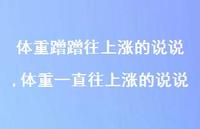 体重一直往上涨的说说(100句) 体重一直往上涨的说说(100句)