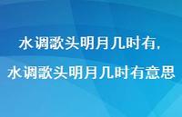 水调歌头明月几时有意思【精品文案100句】 水调歌头明月几时有意思【精品文案100句】