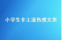 小学生非主流伤感文案【100句精选短句合集】