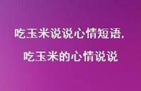 吃玉米的心情说说(100句) 吃玉米的心情说说(100句)