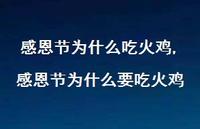 感恩节为什么要吃火鸡【100句文案精选】