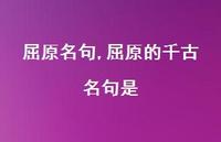 屈原的千古名句是【精品文案100句】