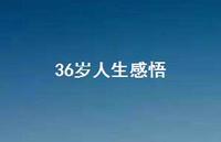 36岁人生感悟66句汇总 36岁人生感悟66句汇总