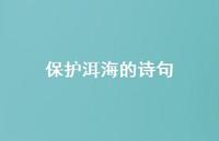 保护洱海的诗句(精选36句) 保护洱海的诗句(精选36句)