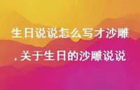 关于生日的沙雕说说(100句)