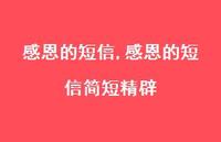 感恩的短信简短精辟【精品文案100句】 感恩的短信简短精辟【精品文案100句】