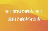 关于重阳节的诗句古诗【100句文案精选】 关于重阳节的诗句古诗【100句文案精选】