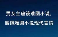 破镜难圆小说现代言情(100句) 破镜难圆小说现代言情(100句)