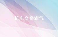 机车文案霸气【100句精选短句合集】