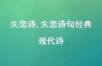 失恋诗句经典现代诗【100句文案精选】 失恋诗句经典现代诗【100句文案精选】