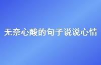 无奈心酸的句子说说心情67句汇总 无奈心酸的句子说说心情67句汇总