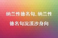 纳兰性德名句浣溪沙身向【100句文案精选】