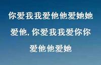 你爱我我爱你你爱他他爱她(100句) 你爱我我爱你你爱他他爱她(100句)