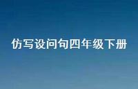 仿写设问句四年级下册【100句精选短句合集】