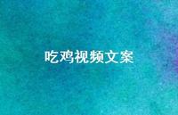 吃鸡视频文案【100句精选短句合集】