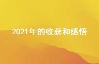 2021年的收获和感悟50句汇总 2021年的收获和感悟50句汇总