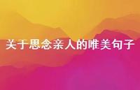 关于思念亲人的唯美句子(精选51句)