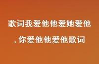 你爱他他爱他歌词(100句)