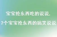 2个宝宝抢东西的搞笑说说(100句) 2个宝宝抢东西的搞笑说说(100句)