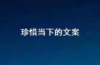 珍惜当下的文案【100句精选短句合集】 珍惜当下的文案【100句精选短句合集】