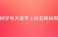 同学每天送早上好怎样回答69句汇总 同学每天送早上好怎样回答69句汇总