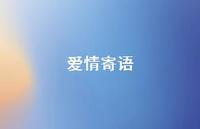 爱情寄语50句汇总
