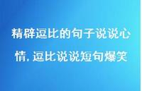 逗比说说短句爆笑(100句) 逗比说说短句爆笑(100句)