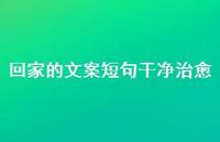 回家的文案短句干净治好【100句精选短句合集】